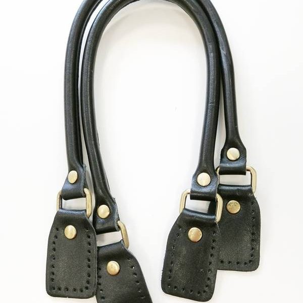 ASA CUERO SINTETICO REDONDA HEBILLA 52cm NEGRA 2u. C9237A