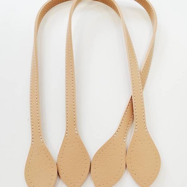 ASA CUERO SINT. HOJAS 62x1.3cm MIEL 2u. C9203K