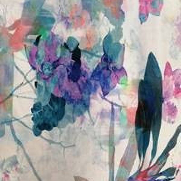 TELA DE FLORES FONDO BLANCO