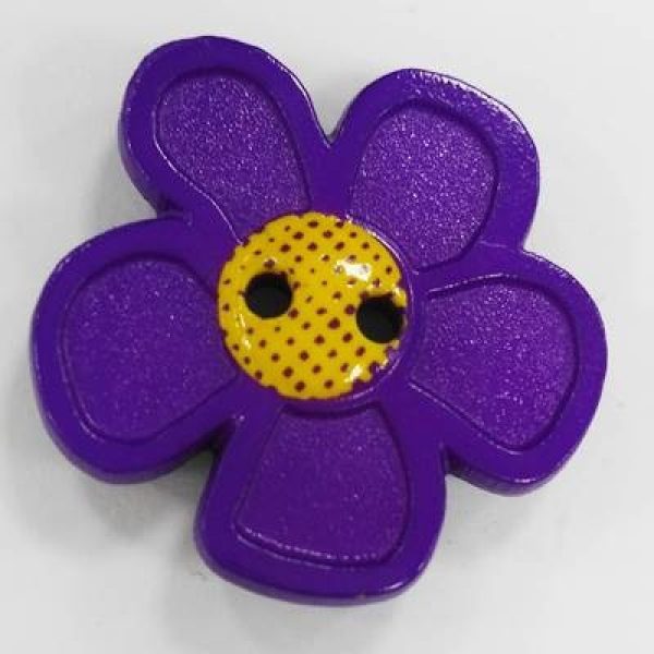BOTÓN MORADO FLOR 280862