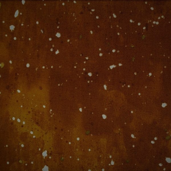 TELA MARRÓN CON PUNTOS BLANCOS 0105