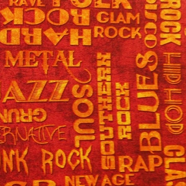 TELA ROJA CON PALABRAS 0151