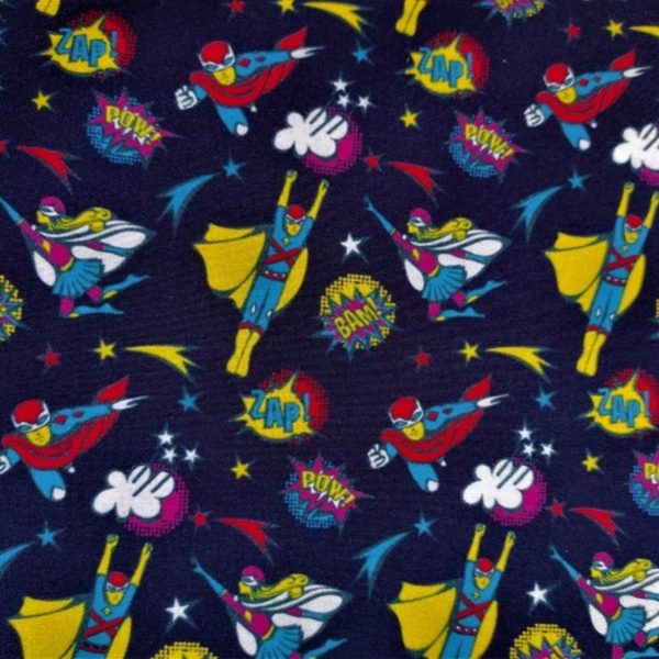 TELA AZUL DE SUPERHEROE 0170