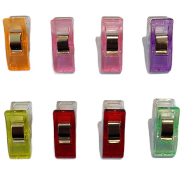 PINZAS DE COLORES DE 50 UNIDADES