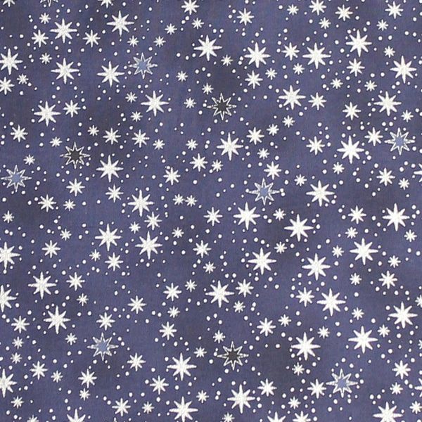 TELA NAVIDAD ESTRELLAS AZUL 0313