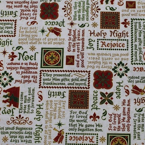 TELA NAVIDAD FONDO BLANCO 0292