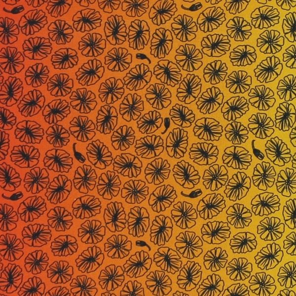 TELA FLORES SOBRE BASE DE COLORES 0353