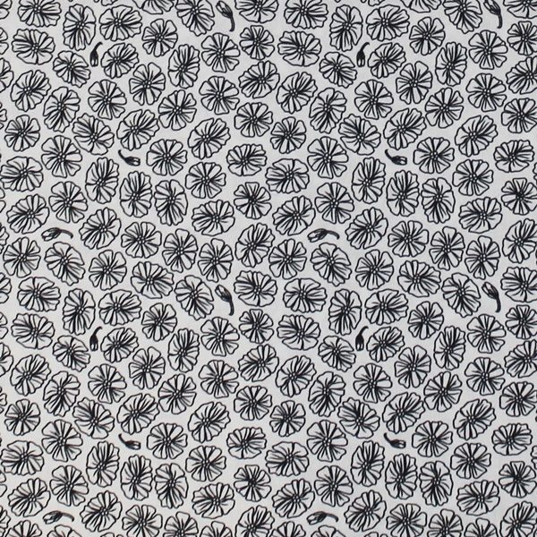 TELA FLORES SOBRE BASE BLANCA 0354