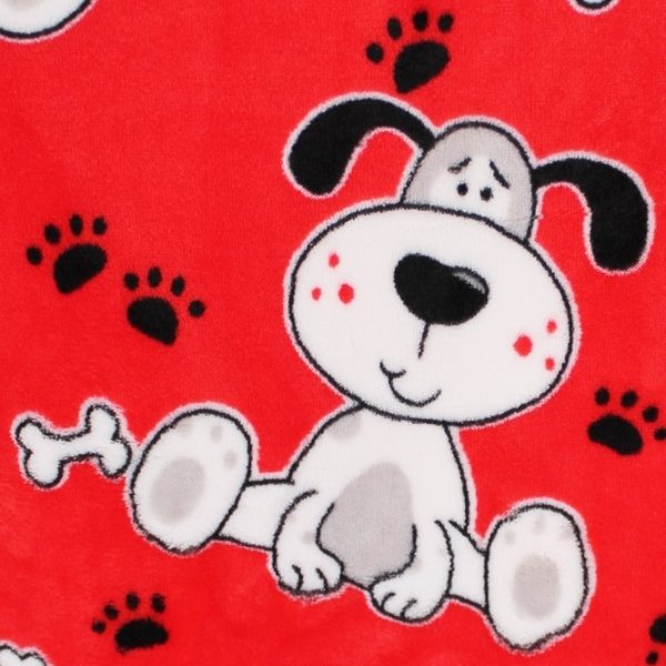 CORALINA PERRITOS FONDO ROJO