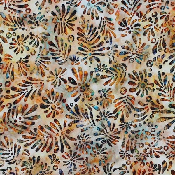 TELA ESTAMPADO HOJAS FONDO BLANCO 0418