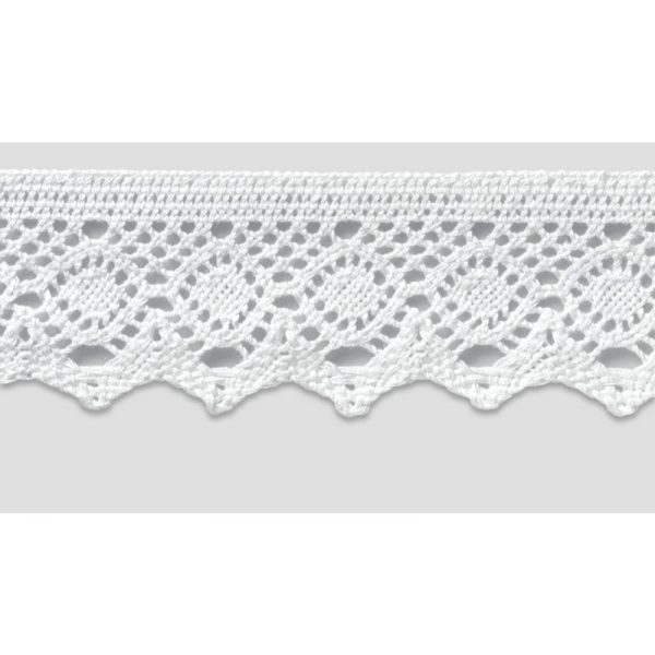 ENCAJE DE PUNTILLA 55MM BLANCO 918 460 (BS)