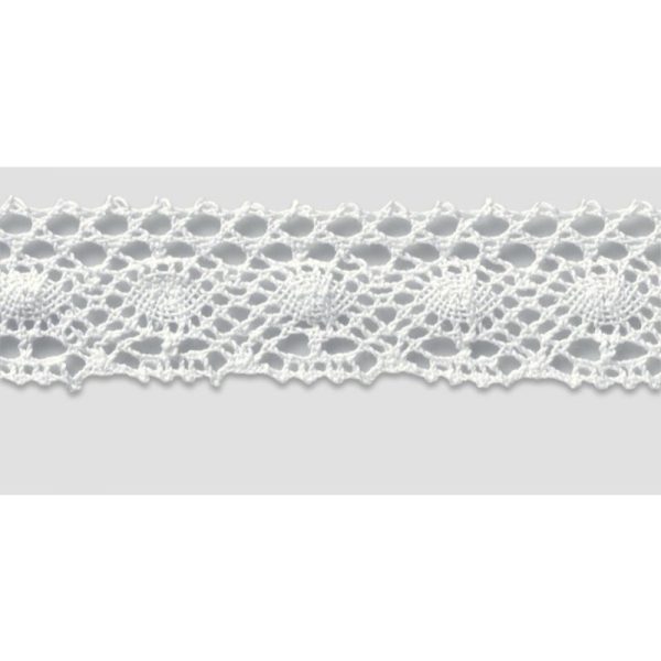 ENCAJE DE PUNTILLA 45MM BLANCO 918 450 (BS)