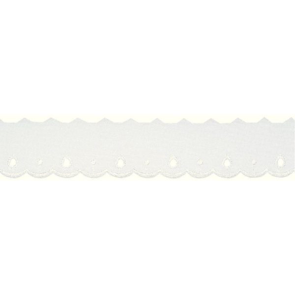 ENCAJE BORDADO BLANCO 25MM 918 958 (BS)