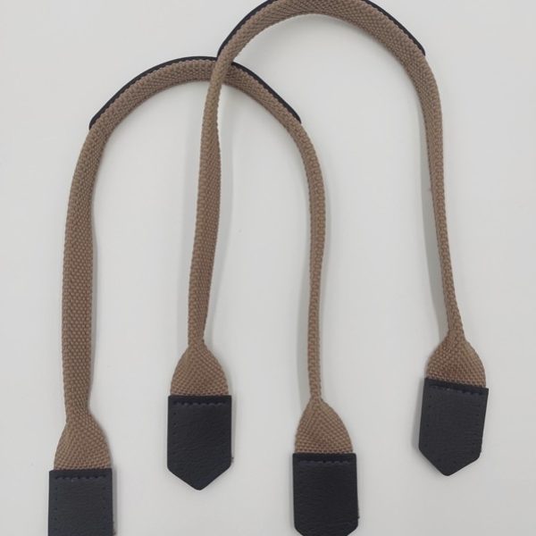 ASA TEJIDO TRENZADO Y PIEL AZUL MARINO C9214H