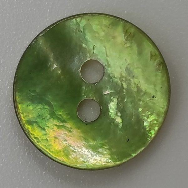 BOTÓN PERLA NATURAL VERDE 241185