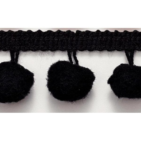 ADORNO DE POMPON 3.5MM NEGRO (920 433)