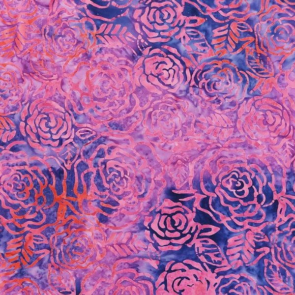 TELA ROSES VIOLET-MAGENTA 0527